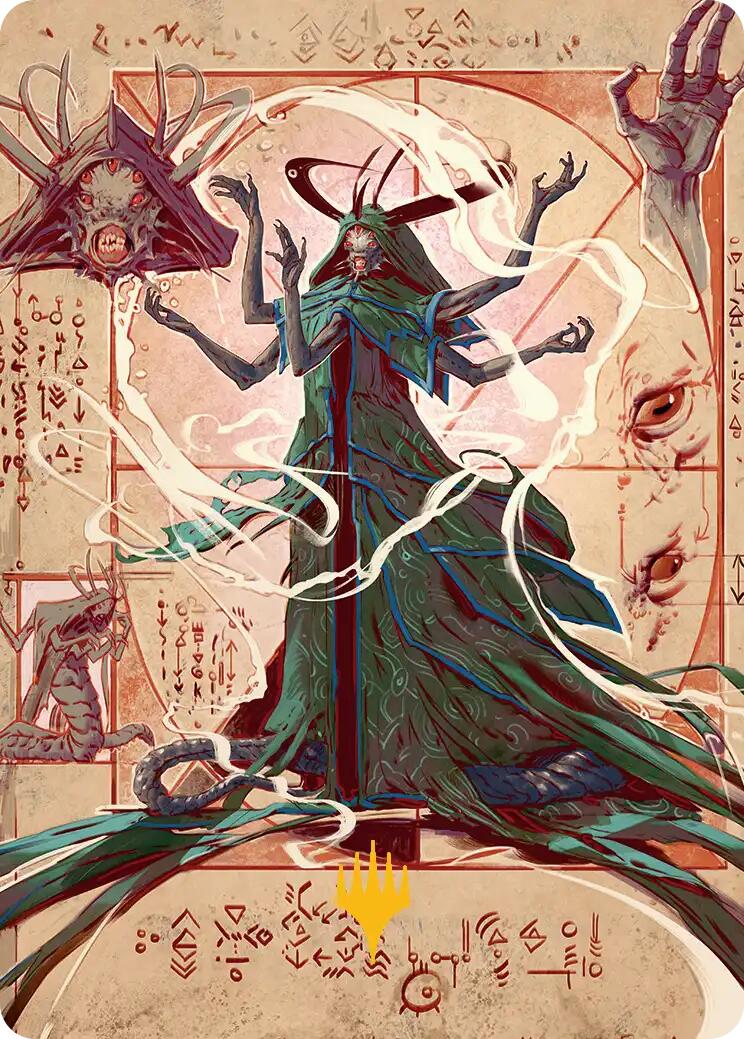Tragedy Feaster Art Card (Gold-Stamped Planeswalker Symbol) [Secrets of Strixhaven Art Series] | Anubis Games and Hobby