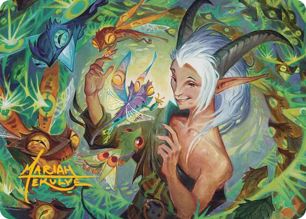 Lumaret's Favor Art Card (Gold-Stamped Signature) [Secrets of Strixhaven Art Series] | Anubis Games and Hobby