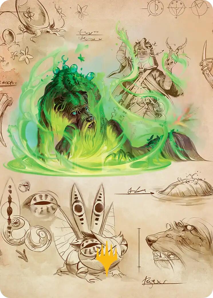 Germination Practicum Art Card (Gold-Stamped Planeswalker Symbol) [Secrets of Strixhaven Art Series] | Anubis Games and Hobby