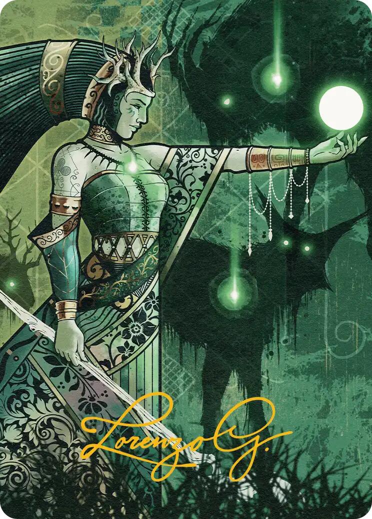 Shamanic Revelation Art Card (Gold-Stamped Signature) [Secrets of Strixhaven Art Series] | Anubis Games and Hobby