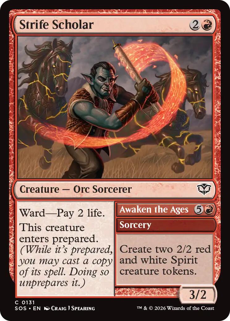 Strife Scholar [Secrets of Strixhaven] | Anubis Games and Hobby