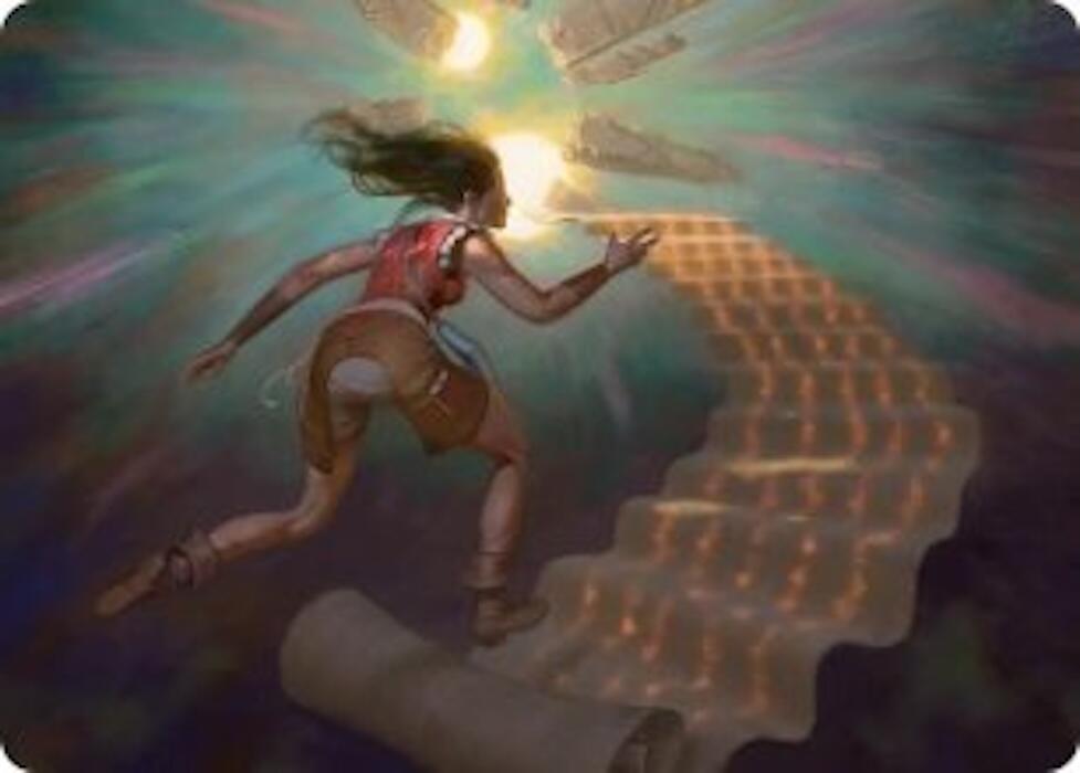 Pursue the Past Art Card [Secrets of Strixhaven Art Series] | Anubis Games and Hobby