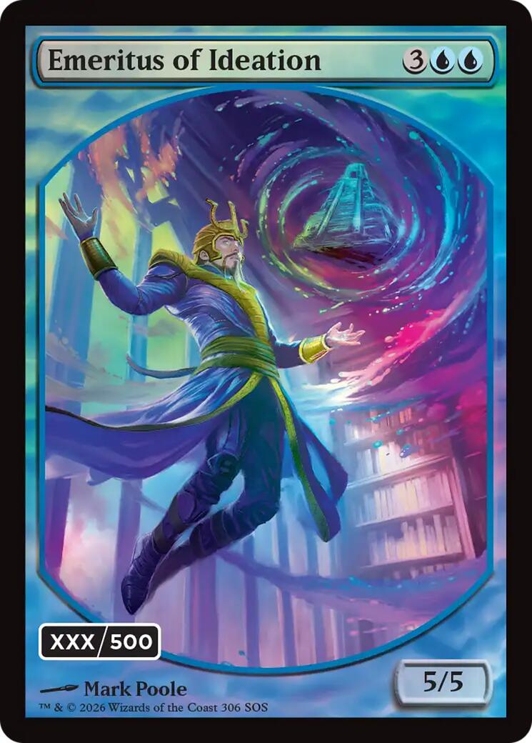 Emeritus of Ideation (Serial Numbered) [Secrets of Strixhaven] | Anubis Games and Hobby