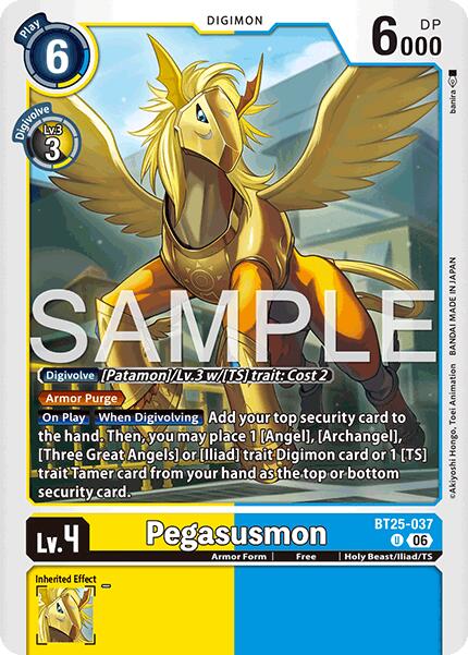 Pegasusmon [BT25-037] [Dual Revolution] | Anubis Games and Hobby