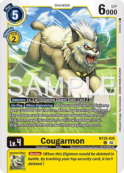 Cougarmon [BT25-035] [Dual Revolution] | Anubis Games and Hobby