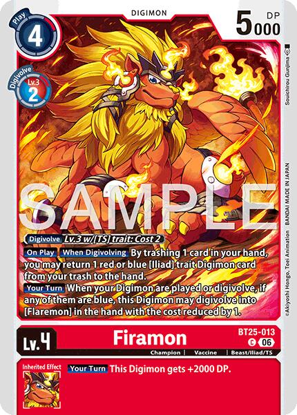 Firamon [BT25-013] [Dual Revolution] | Anubis Games and Hobby