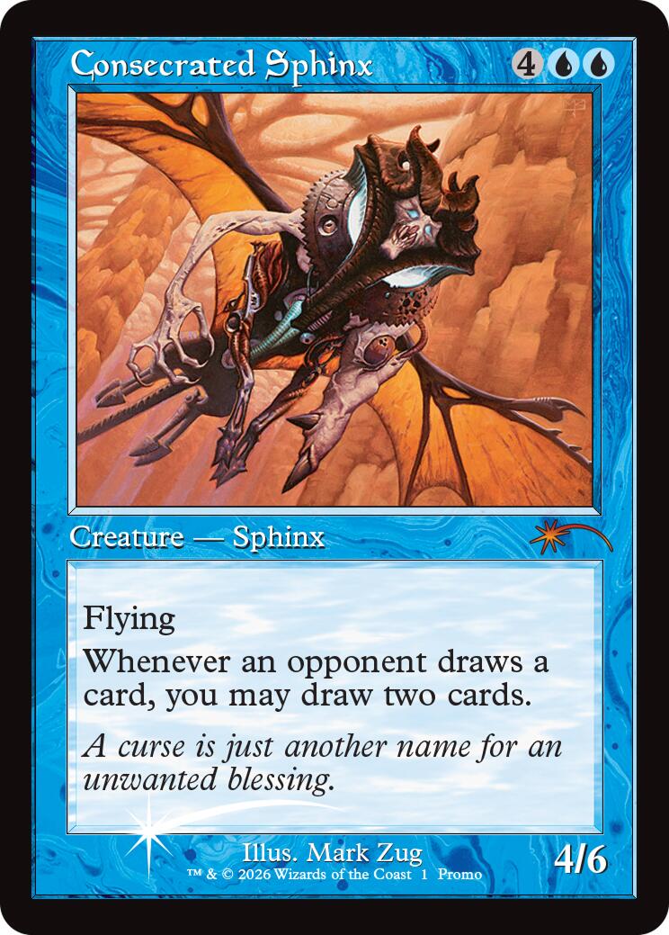 Consecrated Sphinx (Retro Frame) [MagicFest 2025] | Anubis Games and Hobby