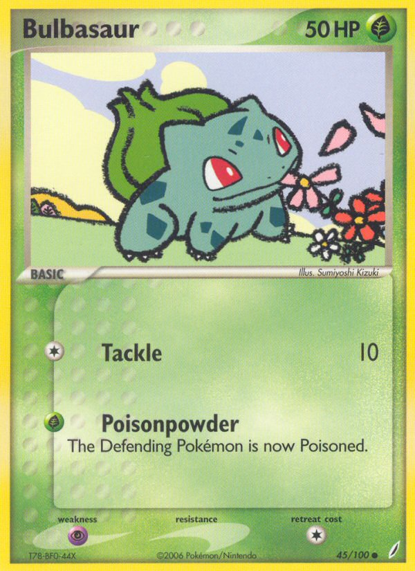 Bulbasaur (45/100) [EX: Crystal Guardians] | Anubis Games and Hobby