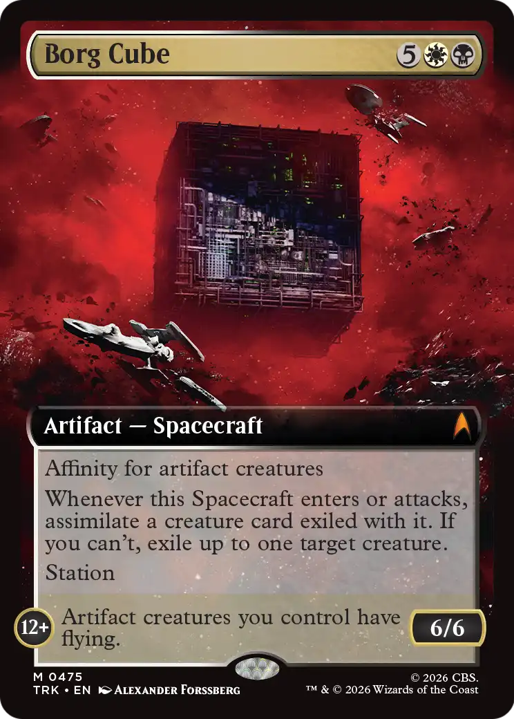 Borg Cube (Extended Art) [Star Trek] | Anubis Games and Hobby
