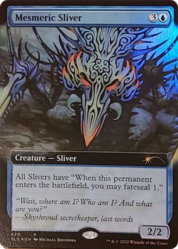 Mesmeric Sliver (Extended Art) [Secret Lair Drop Series] | Anubis Games and Hobby