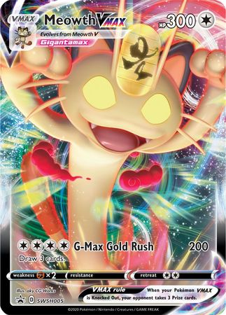 Meowth VMAX (SWSH005) [Sword & Shield: Black Star Promos] | Anubis Games and Hobby