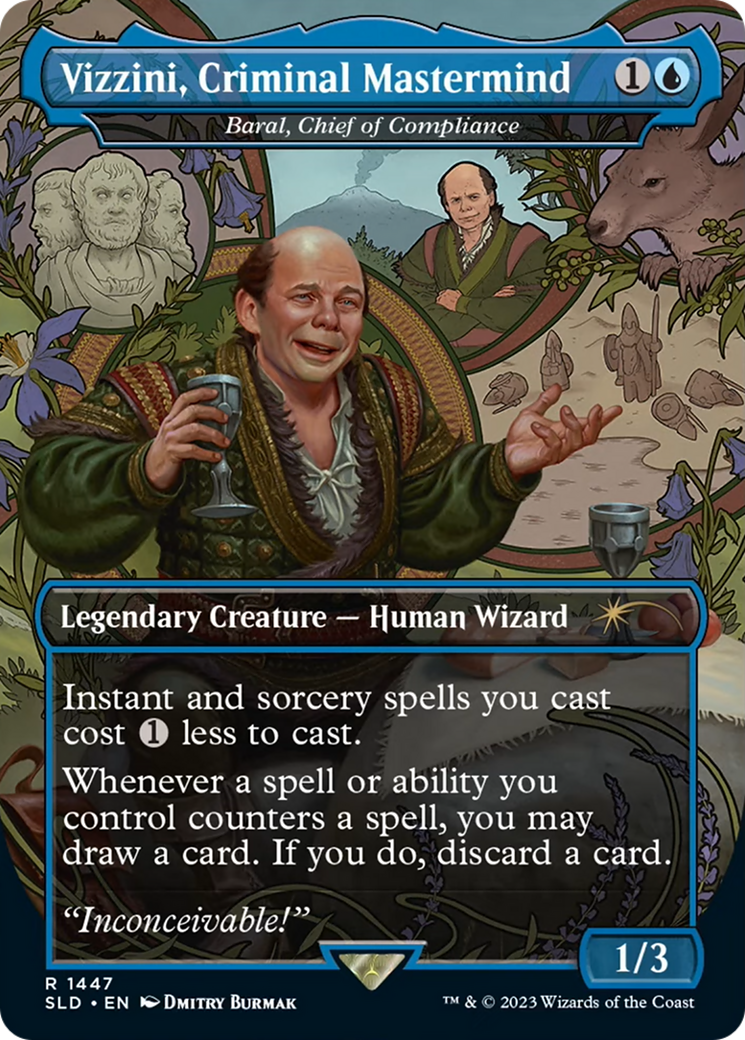 Vizzini, Criminal Mastermind - Baral, Chief of Compliance [Secret Lair Drop Series] | Anubis Games and Hobby