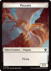 Pegasus // Inkling (0022) Double-Sided Token [Secrets of Strixhaven Commander Tokens] | Anubis Games and Hobby
