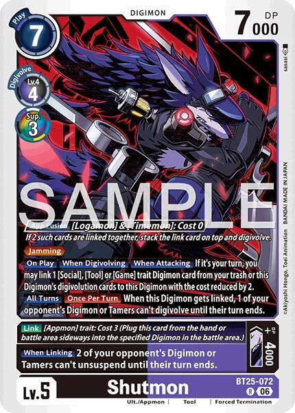 Shutmon [BT25-072] [Dual Revolution] | Anubis Games and Hobby