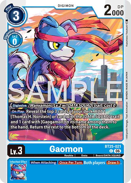 Gaomon [BT25-021] [Dual Revolution] | Anubis Games and Hobby
