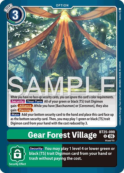 Gear Forest Village [BT25-099] [Dual Revolution] | Anubis Games and Hobby