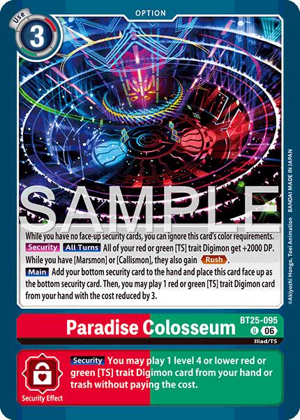Paradise Colosseum [BT25-095] [Dual Revolution] | Anubis Games and Hobby