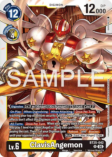 ClavisAngemon [BT25-042] [Dual Revolution] | Anubis Games and Hobby