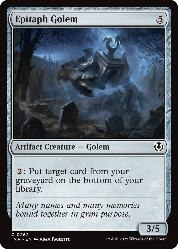 Epitaph Golem [Innistrad Remastered] | Anubis Games and Hobby