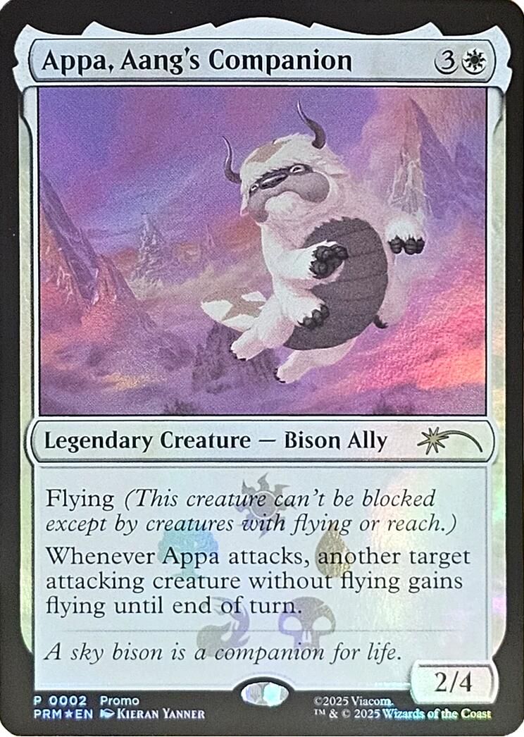 Appa, Aang's Companion [Media Promos] | Anubis Games and Hobby