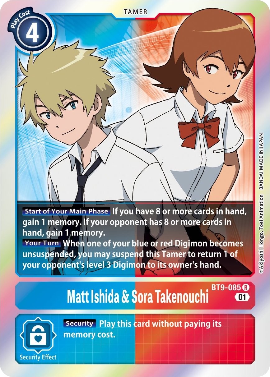 Matt Ishida & Sora Takenouchi [BT9-085] [X Record] | Anubis Games and Hobby