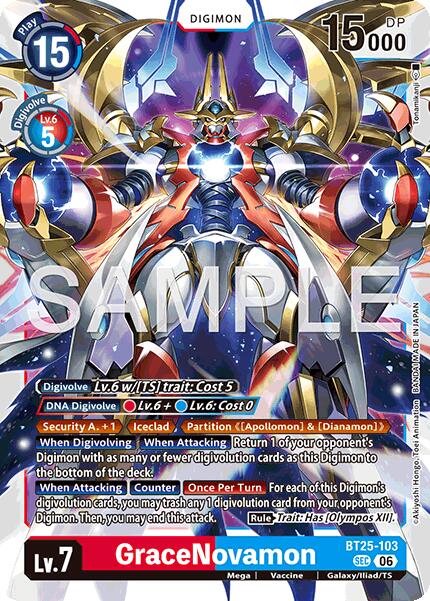 GraceNovamon [BT25-103] [Dual Revolution] | Anubis Games and Hobby