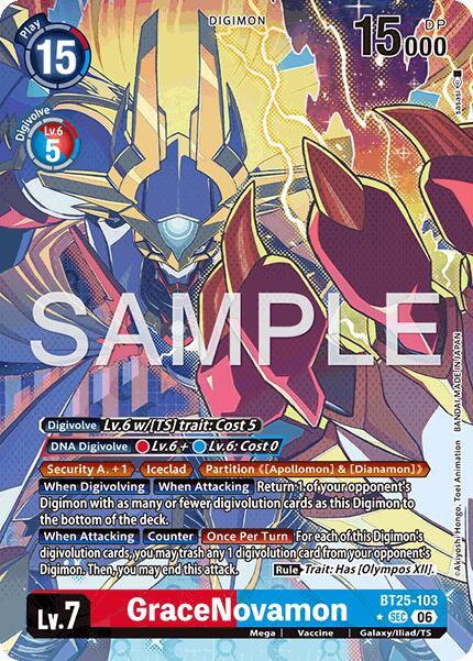 GraceNovamon [BT25-103] (Alternate Art) [Dual Revolution] | Anubis Games and Hobby