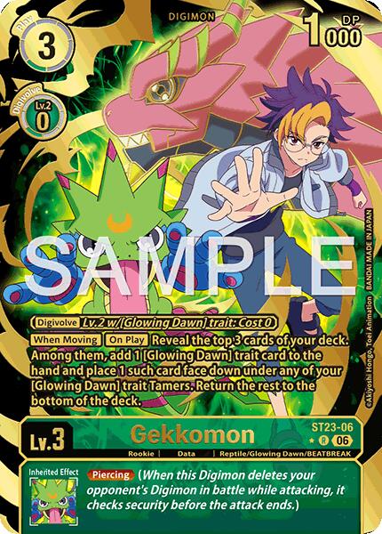 Gekkomon [ST23-06] (Rare Pull) [Starter Deck: Beatbreak] | Anubis Games and Hobby