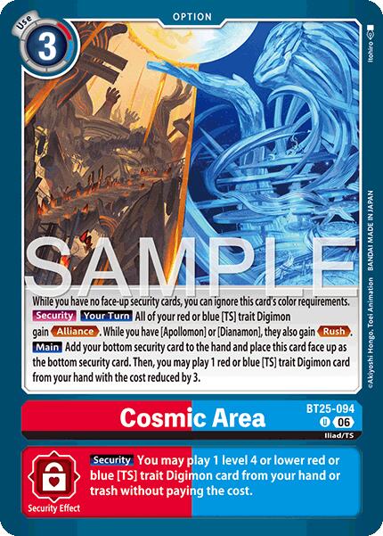 Cosmic Area [BT25-094] [Dual Revolution] | Anubis Games and Hobby