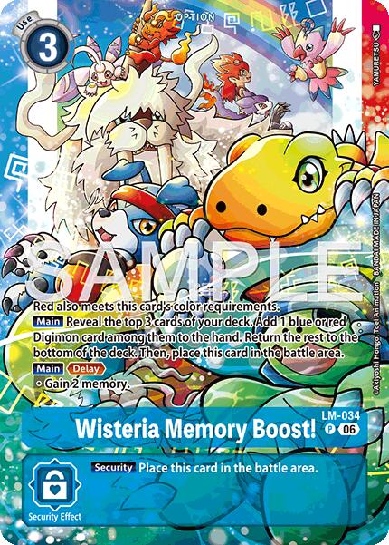 Wisteria Memory Boost! [LM-034] (Alternate Art) [Starter Deck: Beatbreak] | Anubis Games and Hobby