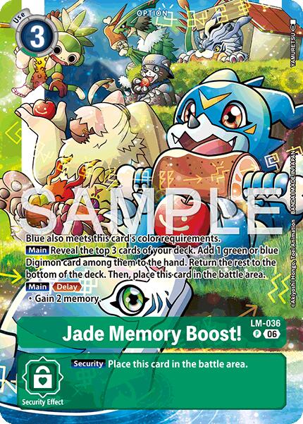 Jade Memory Boost! [LM-036] (Alternate Art) [Starter Deck: Beatbreak] | Anubis Games and Hobby