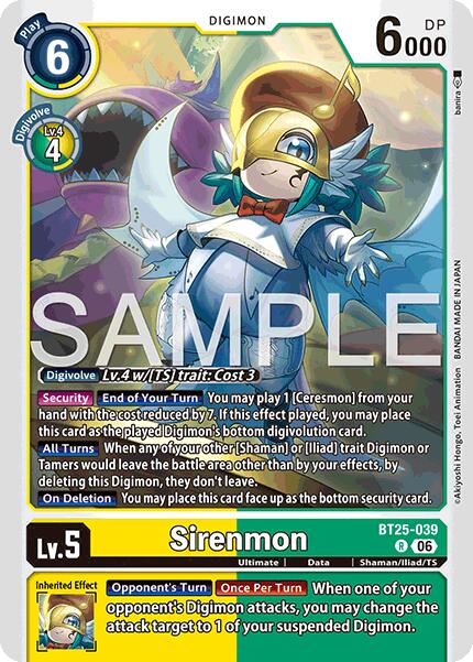 Sirenmon [BT25-039] [Dual Revolution] | Anubis Games and Hobby