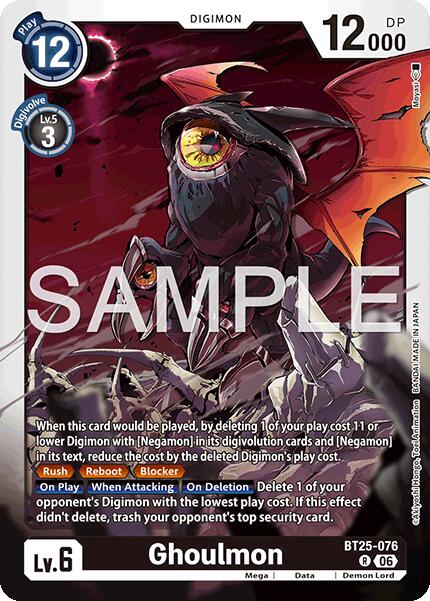 Ghoulmon [BT25-076] [Dual Revolution] | Anubis Games and Hobby