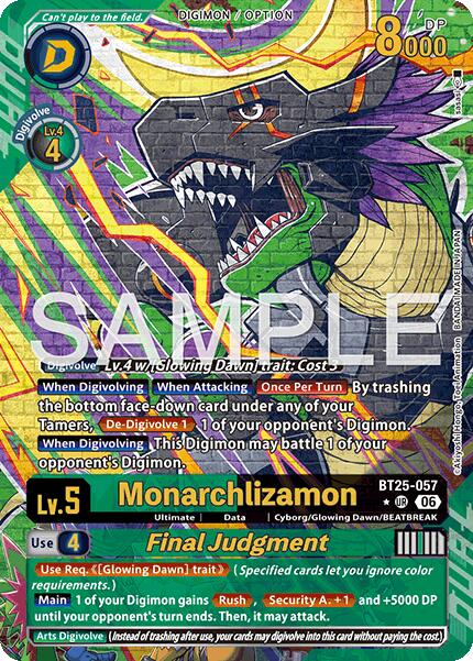 Monarchlizamon // Final Judgement [BT25-057] (Alternate Art) [Dual Revolution] | Anubis Games and Hobby