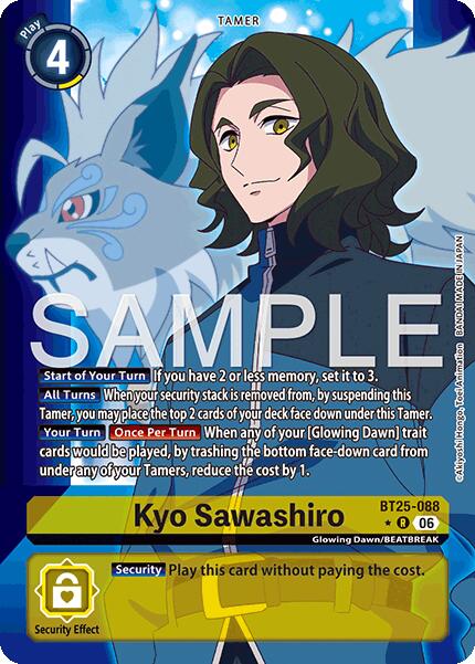 Kyo Sawashiro [BT25-088] (Alternate Art) [Dual Revolution] | Anubis Games and Hobby
