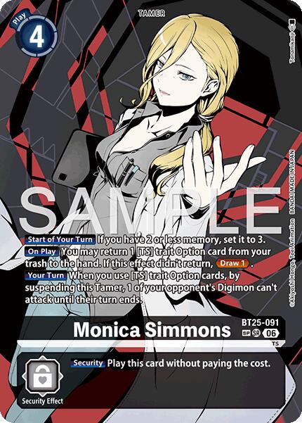 Monica Simmons [BT25-091] (SP) [Dual Revolution] | Anubis Games and Hobby