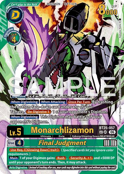 Monarchlizamon // Final Judgement [BT25-057] (SP) [Dual Revolution] | Anubis Games and Hobby