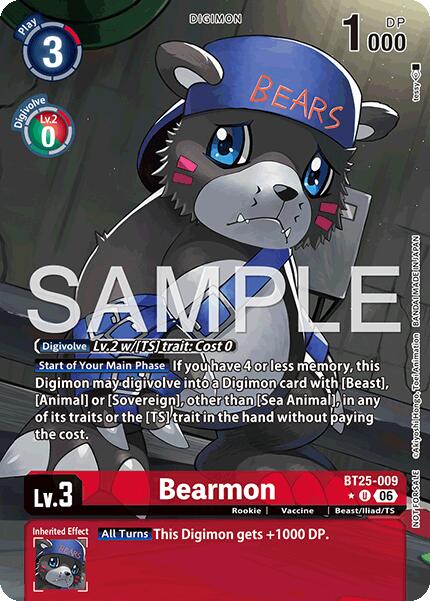 Bearmon [BT25-009] (Full Art) [Dual Revolution] | Anubis Games and Hobby