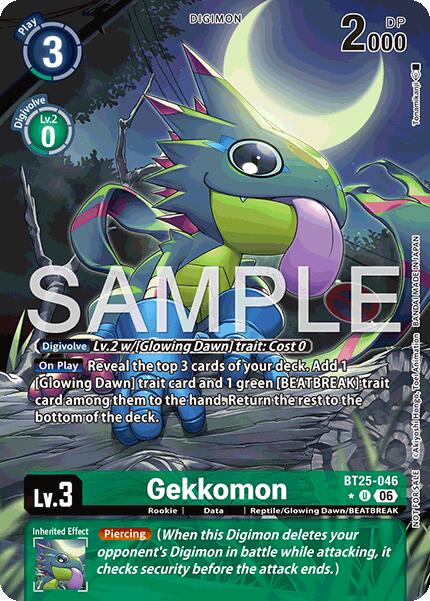 Gekkomon [BT25-046] (Full Art) [Dual Revolution] | Anubis Games and Hobby