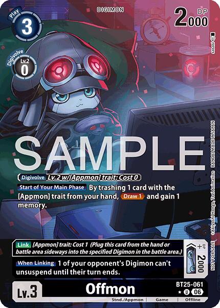 Offmon [BT25-061] (Full Art) [Dual Revolution] | Anubis Games and Hobby