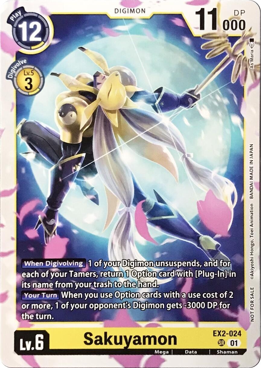 Sakuyamon [EX2-024] (Demo Deck Exclusive) [Digimon Demo Deck Exclusive Cards] | Anubis Games and Hobby
