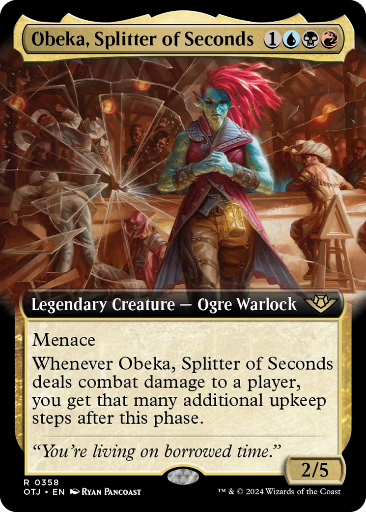 Obeka, Splitter of Seconds (Extended Art) [Outlaws of Thunder Junction] | Anubis Games and Hobby