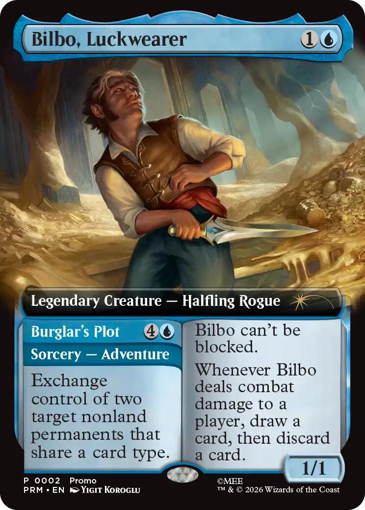 Bilbo, Luckwearer (Extended Art) [Media Promos] | Anubis Games and Hobby