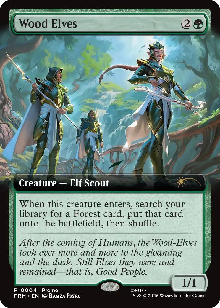 Wood Elves (Extended Art) [Media Promos] | Anubis Games and Hobby