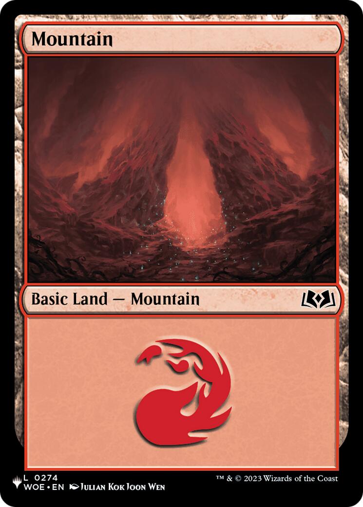 Mountain (0274) (WOE) [The List] | Anubis Games and Hobby