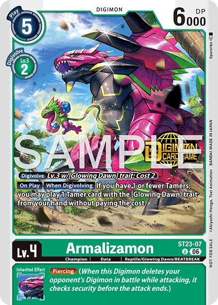 Armalizamon [ST23-07] (Welcome Tamers Pack Vol.2) [Starter Deck: Beatbreak Release Event Cards] | Anubis Games and Hobby