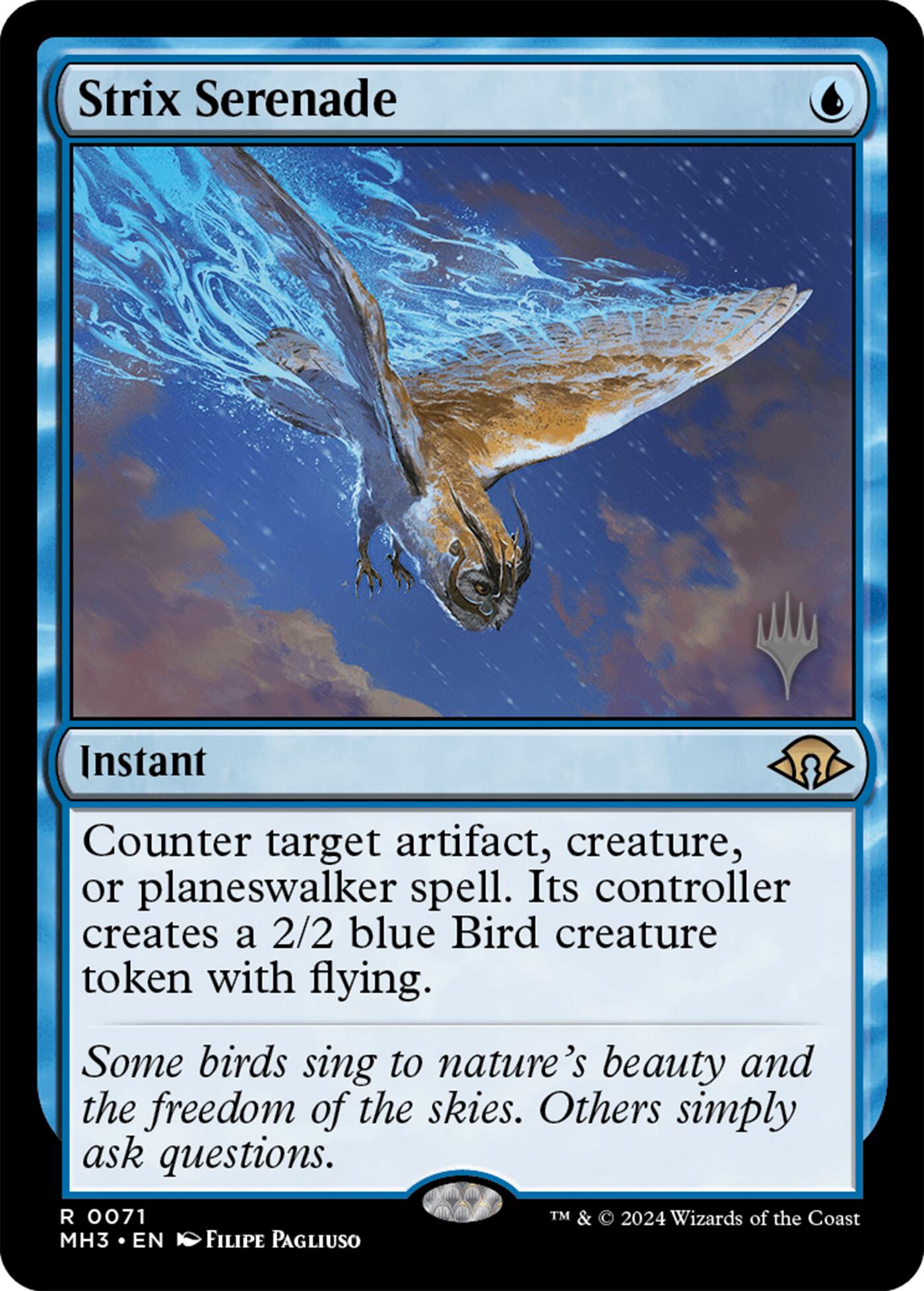 Strix Serenade [Modern Horizons 3 Promos] | Anubis Games and Hobby