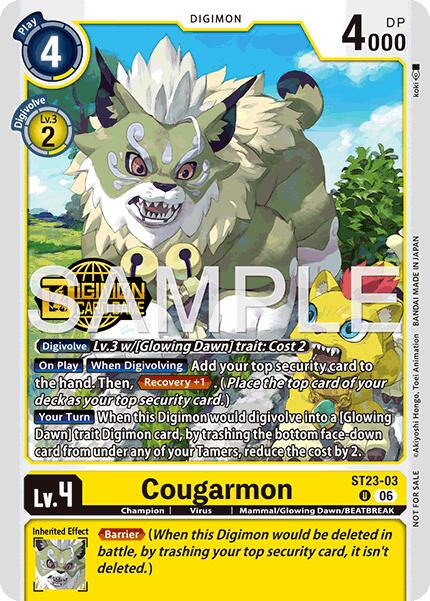 Cougarmon [ST23-03] (Welcome Tamers Pack Vol.2) [Starter Deck: Beatbreak Release Event Cards] | Anubis Games and Hobby