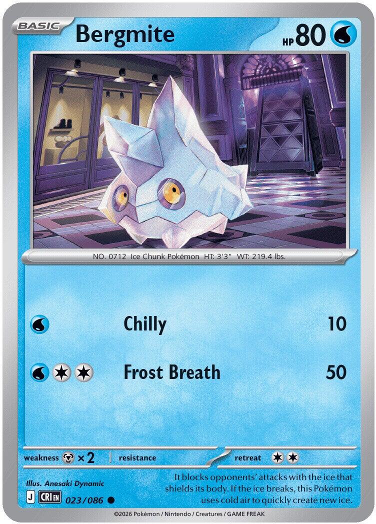 Bergmite (023/086) [Mega Evolution: Chaos Rising] | Anubis Games and Hobby