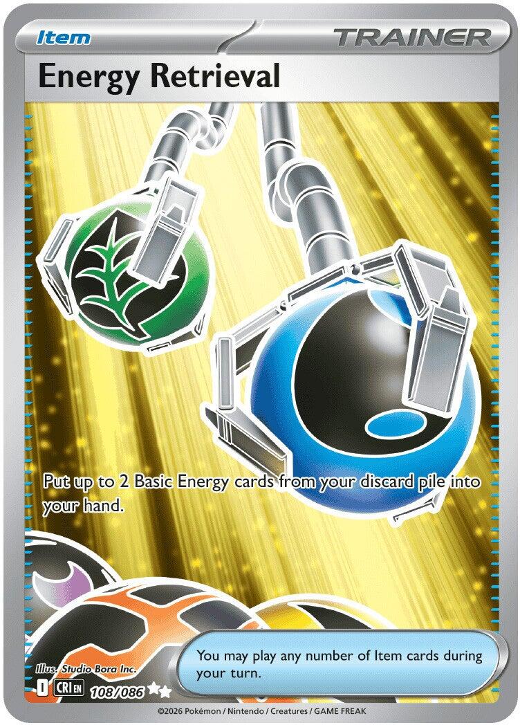 Energy Retrieval (108/086) [Mega Evolution: Chaos Rising] | Anubis Games and Hobby